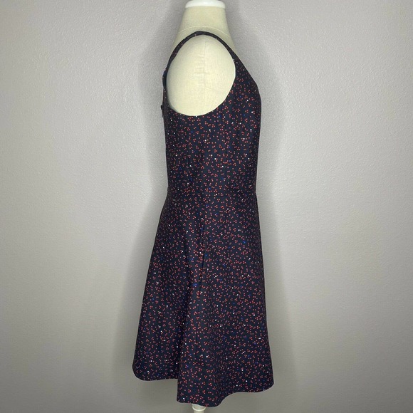 GAP Black Star Print Cotton Sleeveless ALine Dress - Picture 8 of 12